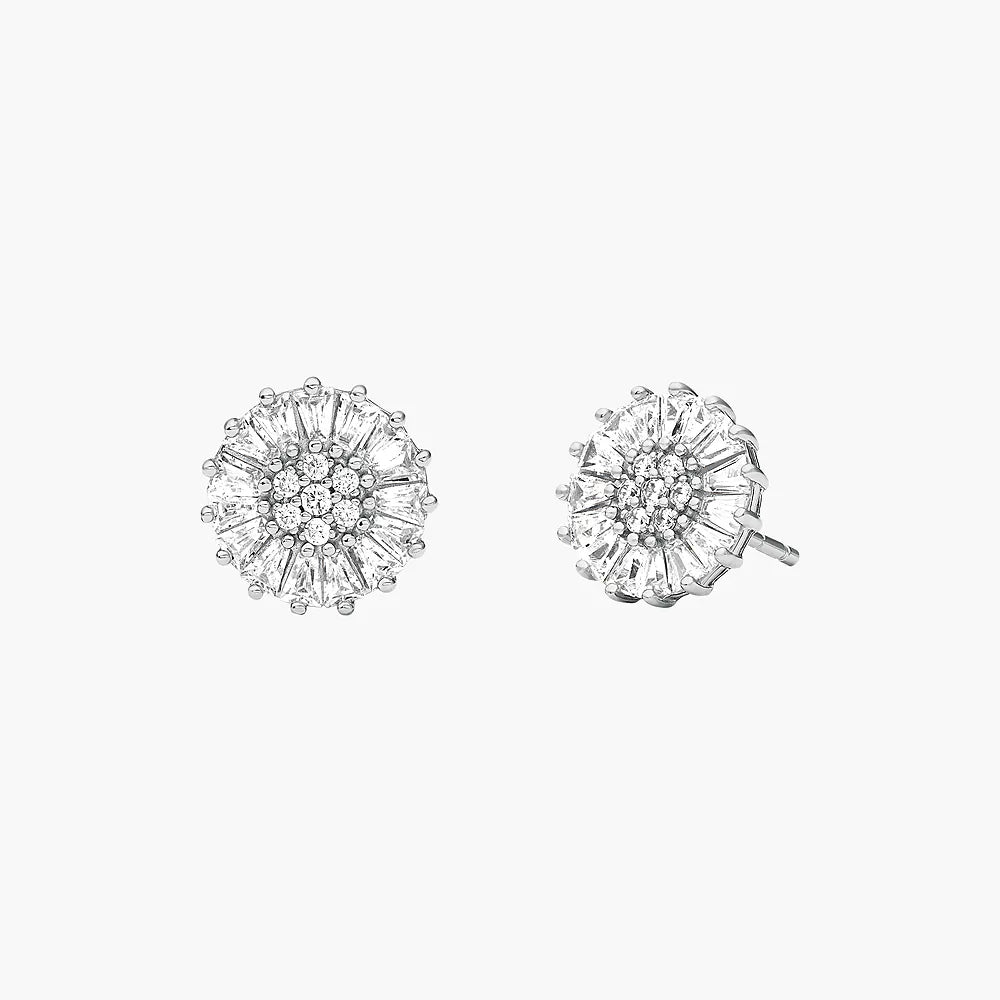 Michael Kors Women's Cubic Zirconia Stud Earrings in Sterling Silver