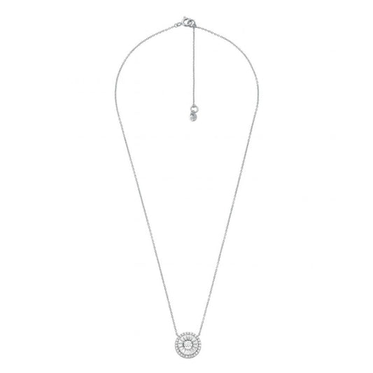 Michael Kors Women's Cubic Zirconia Necklace in Sterling Silver