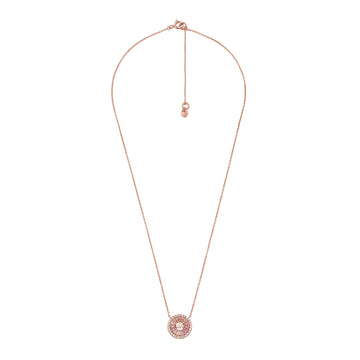 Michael Kors Women's Cubic Zirconia Necklace in Sterling Silver