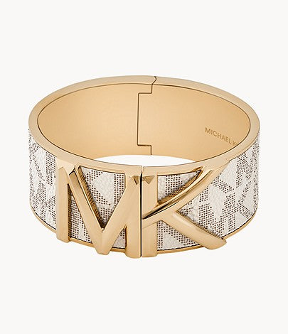 Michael Kors Women's Gold-Tone Matt Bangle Bracelet