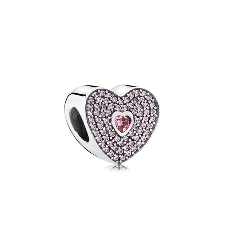 Charm corazón de Ragazza Studio en plata de ley 925