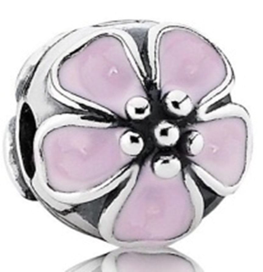 Ragazza Studio Women's Cherry Blossom Clip in 925 Sterling Silver - Pink