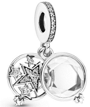 Charm colgante de estrella de Ragazza Studio en plata de ley 925