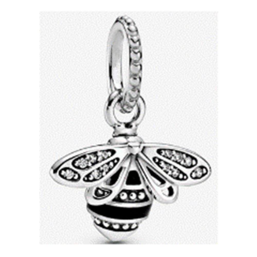 Charm de abeja oscilante de Ragazza Studio en plata de ley 925