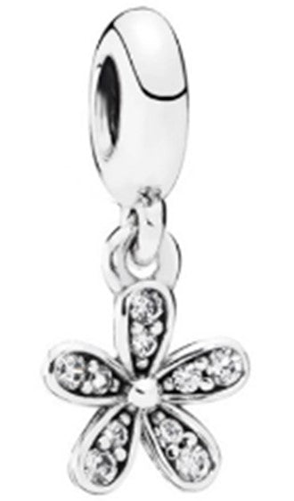 Ragazza Studio Dazzling Daisy Charm in 925 Sterling Silver