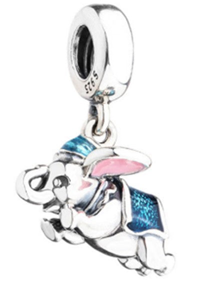 Charm Dumbo volador en plata de ley 925 de Ragazza Studio