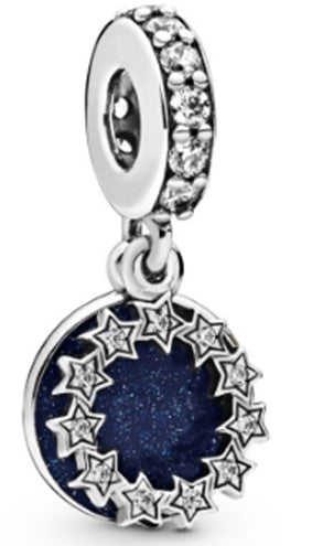 Charm colgante de estrellas inspiradoras de Ragazza Studio en plata de ley 925