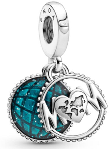 Ragazza Studio Mom Dangle Charm in 925 Sterling Silver