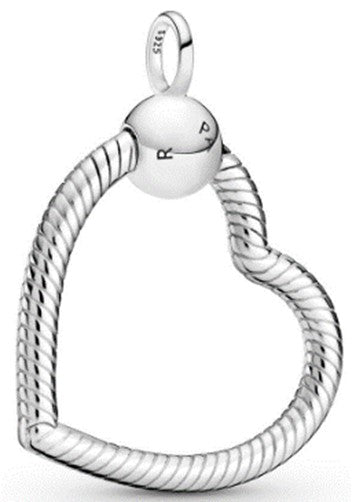 Ragazza Studio Dangling Heart Charm in 925 Sterling Silver