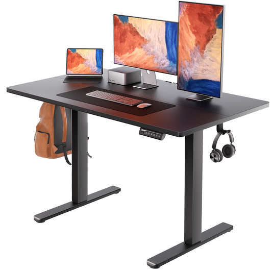ErGear Height Adjustable Electric Standing Desk - Black