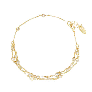 Ettika Women's Fine Details Anklet in Metal
