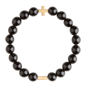 Charged Women's Gold Elastic Bracelet