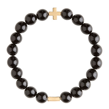 Charged Women's Gold Elastic Bracelet