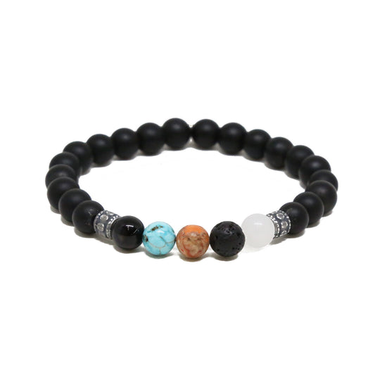 Pulsera de cuentas de piedra para hombre de Mr. Ettika