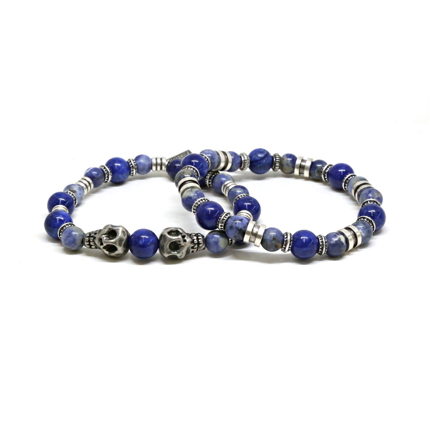 Mr. Ettika Sodalite Beaded Bracelet (Set of 2)