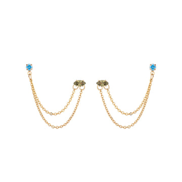 Ettika Crystal Women's in 18k Gold Plated over Brass