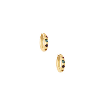 Ettika Women's Rainbow Crystal in 18k Gold Plated over Brass
