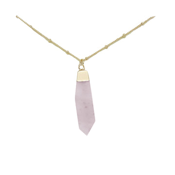 Charged 18" Pendant Necklace in 18K Gold Plated over Brass