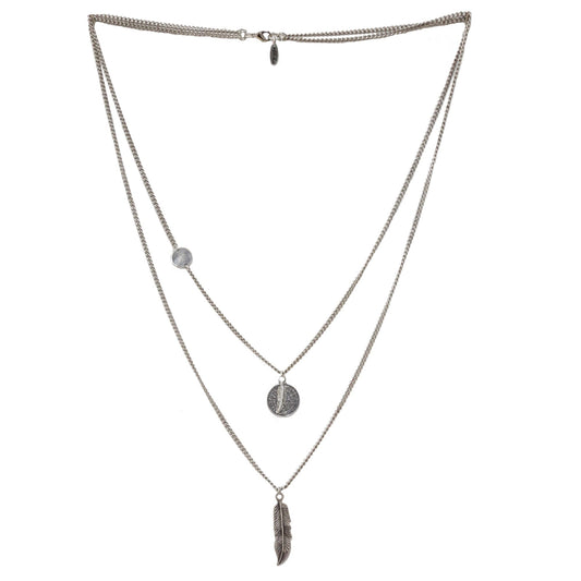 Mr. Ettika Double Layered Charm Necklace