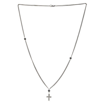 Mr. Ettika Cross Pendant Necklace in Metal