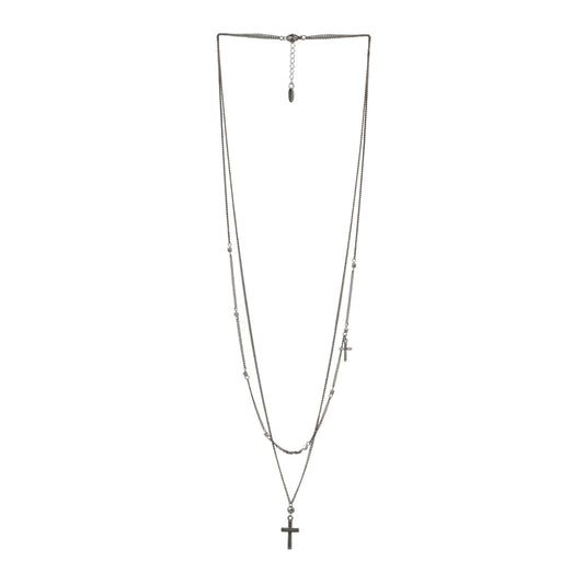 Mr. Ettika Men's Cross Pendant Necklace