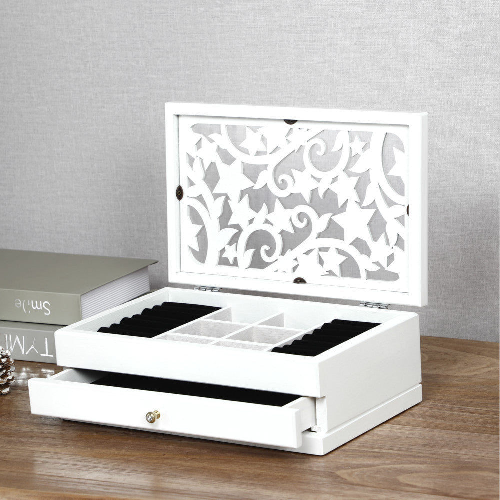 Ragazza Studio 2-Layer Jewelry Organizer - White