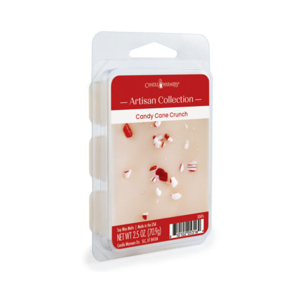 Candle Warmers Artisan 2.5 oz Candy Cane Crunch Wax Melts