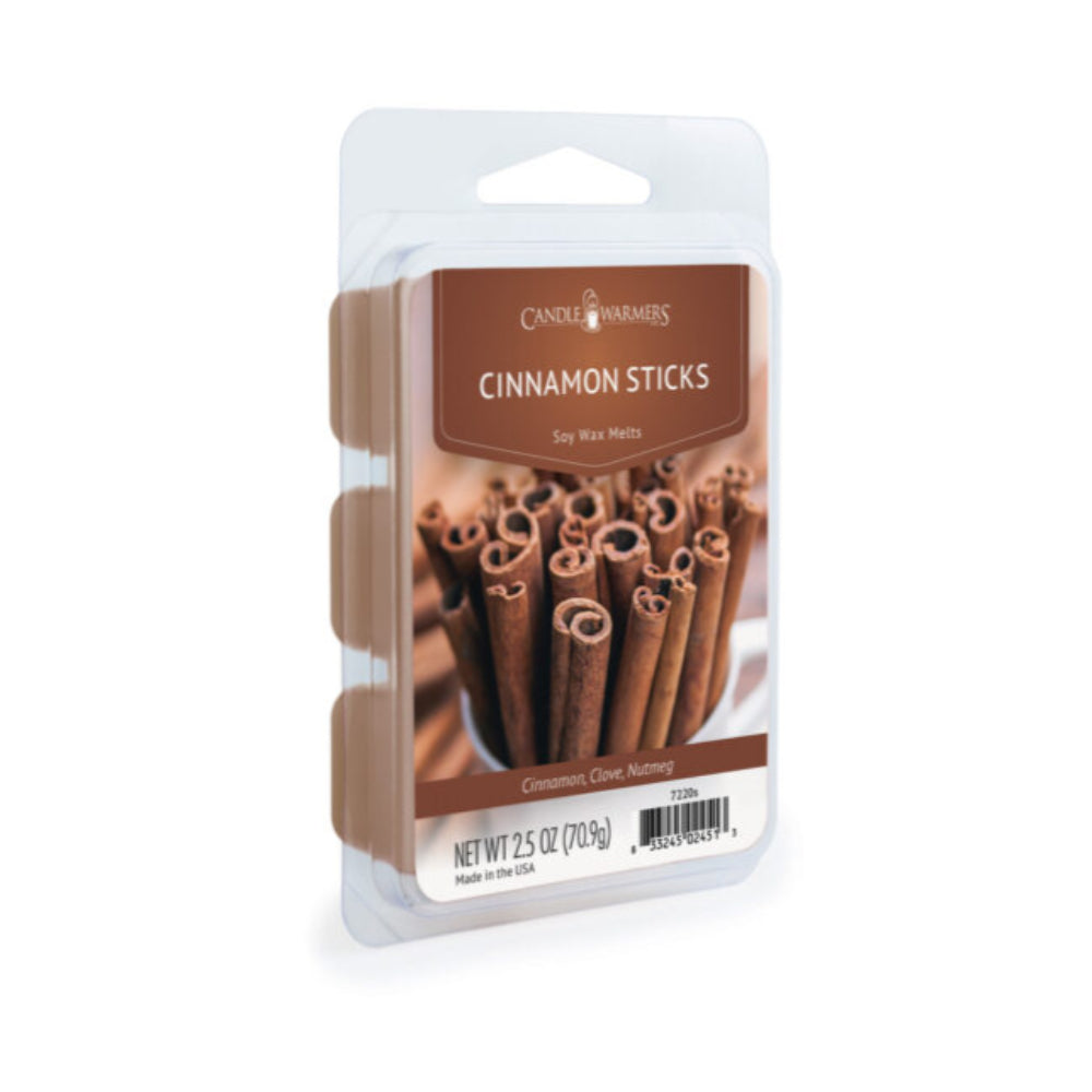 Calentadores de velas de 2,5 oz de cera derretida clásica - Palitos de canela