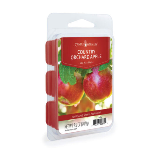 Calentadores de velas de 2,5 oz de cera derretida clásica - Country Orchard Apple