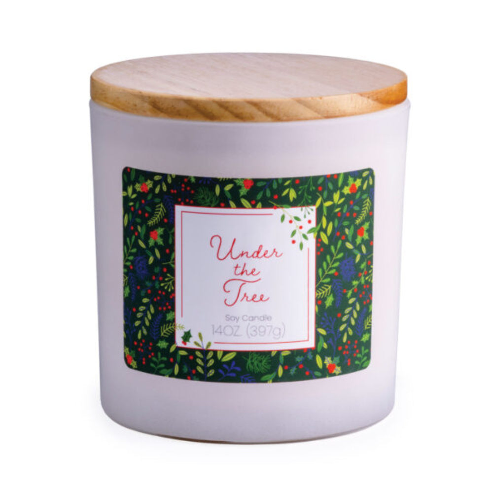 Calentadores de velas de 14 oz. Vela de soja Under The Tree