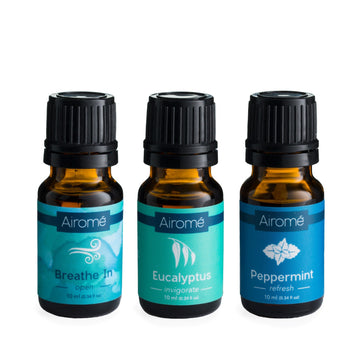 Set de regalo de aceites esenciales Airome Breathe Clear de 10 ml 
