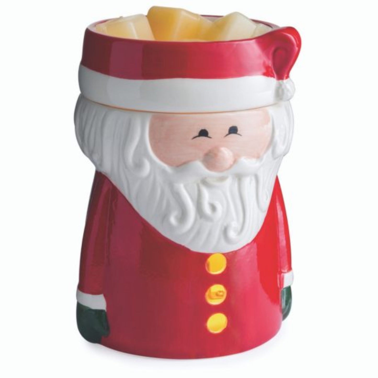 Candle Warmers Santa Claus Illumination Fragrance Warmer - Red