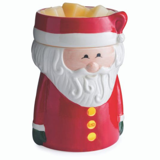 Calentador de velas con fragancia de Papá Noel - Rojo