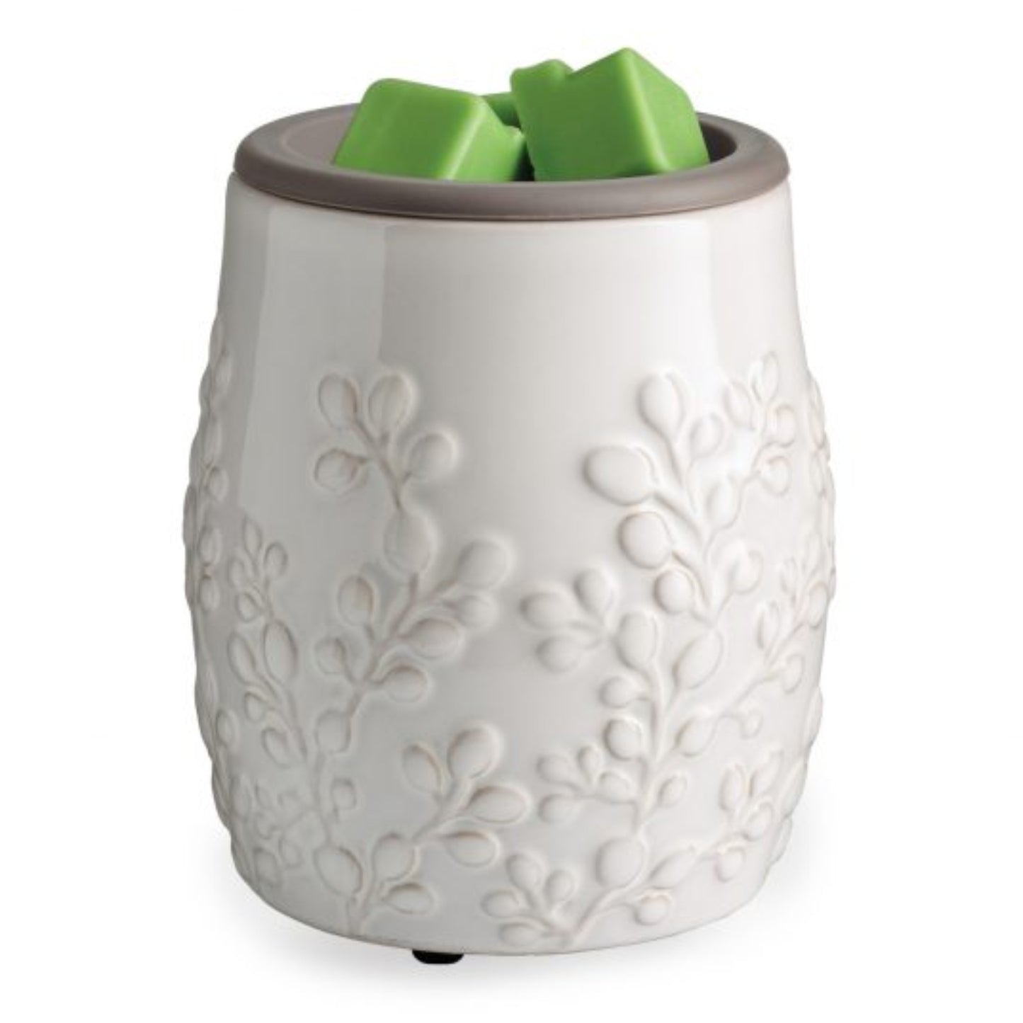 Candle Warmers Willow Flip Dish Wax Warmer - White