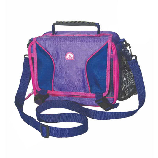 Bolsa térmica para el almuerzo, estilo mensajero, de Igloo, color morado