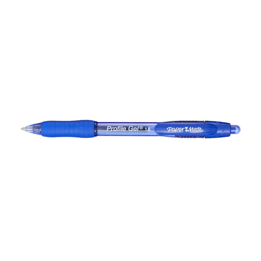 Paper Mate Profile Bold Point 1.0mm Retractable Gel Pens (Set of 12) - Blue