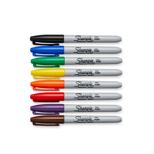 Sharpie Fine Point Permanent Markers (Set of 8)