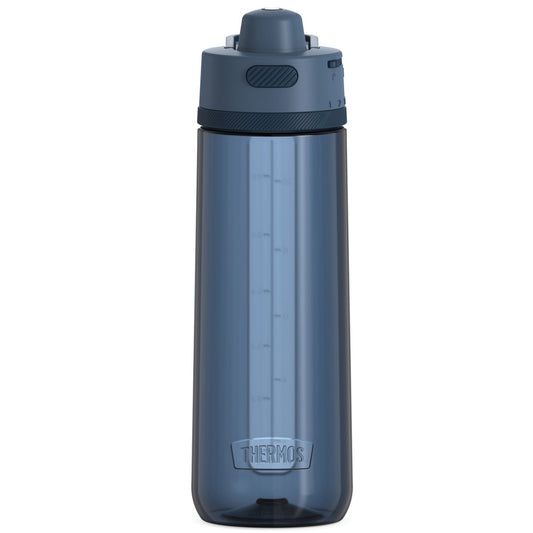 Botella de agua para hidratación de plástico rígido Thermos Alta de 24 oz - Azul pizarra