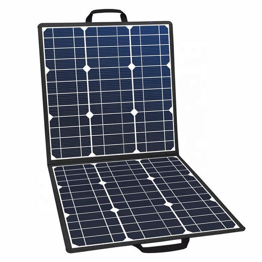 Flashfish S1850 Foldable Solar Panel with 5V USB & 18V DC Output - Curacao