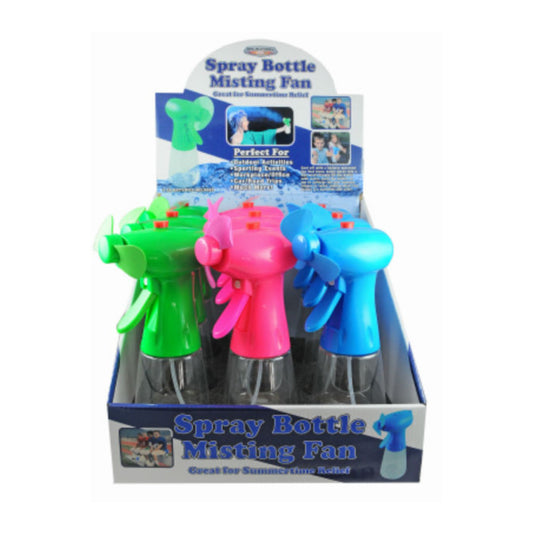 Blazing LEDz Spray Bottle Misting Fan - Assorted Colors