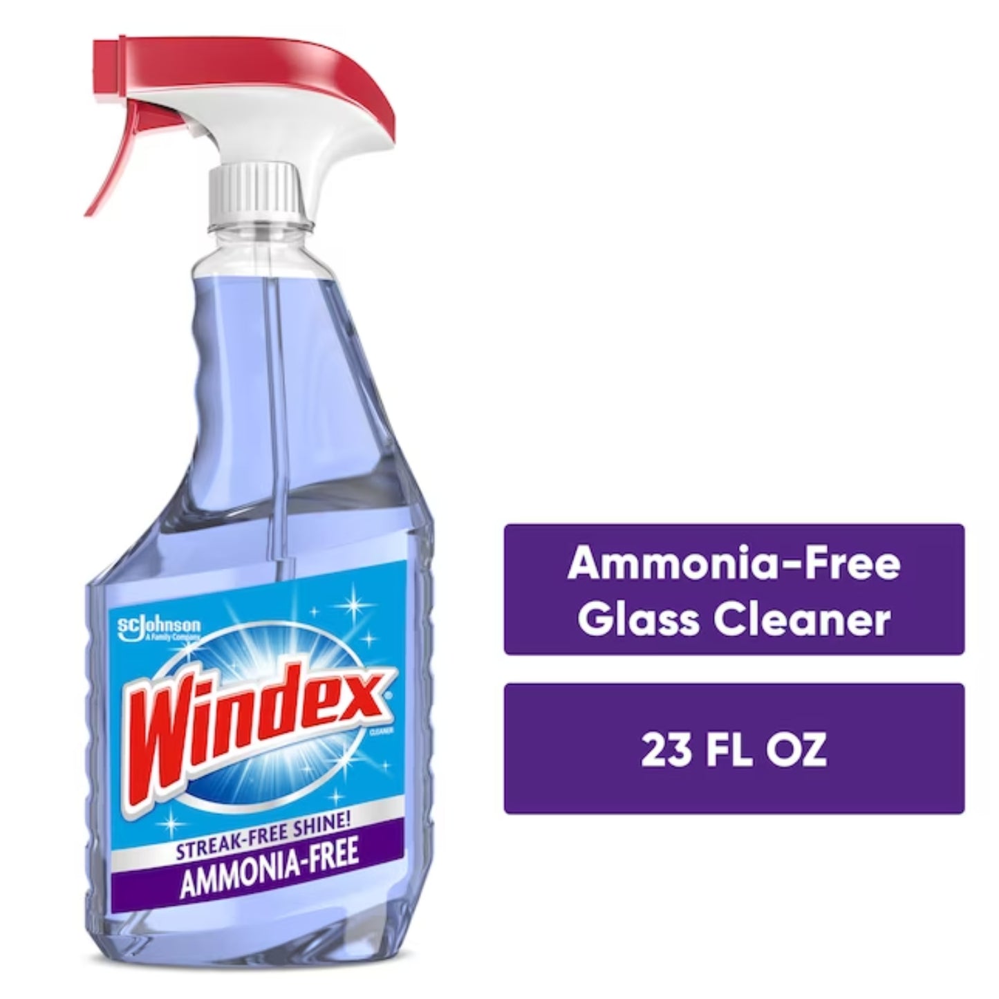 Limpiador de vidrios sin amoníaco Windex de 23 oz