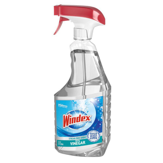 Botella rociadora Windex de 23 oz con vinagre para limpiar vidrios