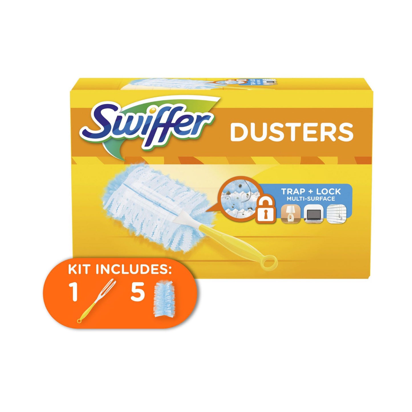 Kit para quitar el polvo Swiffer Dusters (1 mango, 5 plumeros)