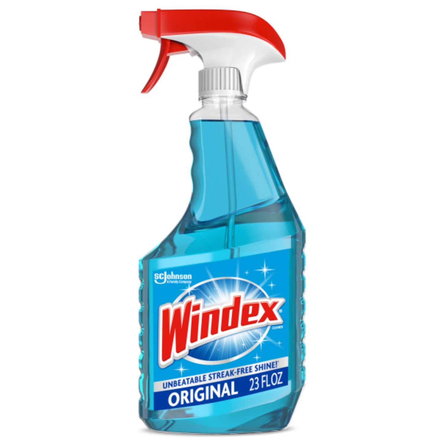 Limpiador de vidrio Windex original, botella rociadora azul de 23 oz