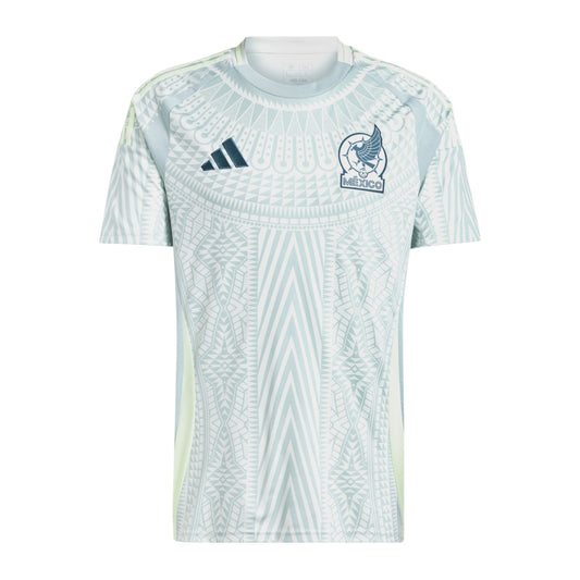 Camiseta de fútbol grande para hombre Adidas México 2024 Away Stadium - Lino verde