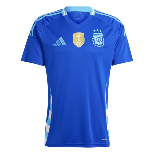 Camiseta de local y visitante Adidas Argentina 2024 Stadium de talla mediana - Azul lúcido/azul intenso