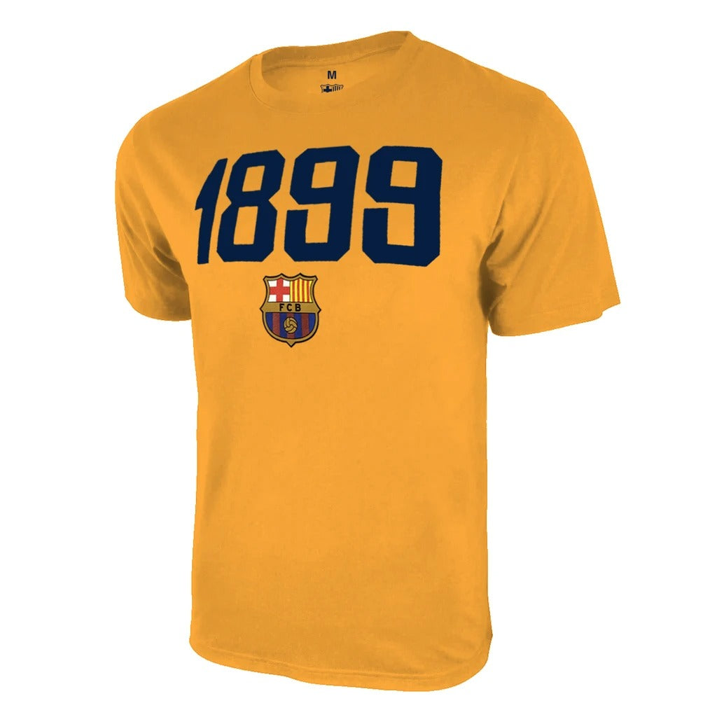 FC Barcelona Founders Short Sleeve T-Shirt - Yellow– Curacao