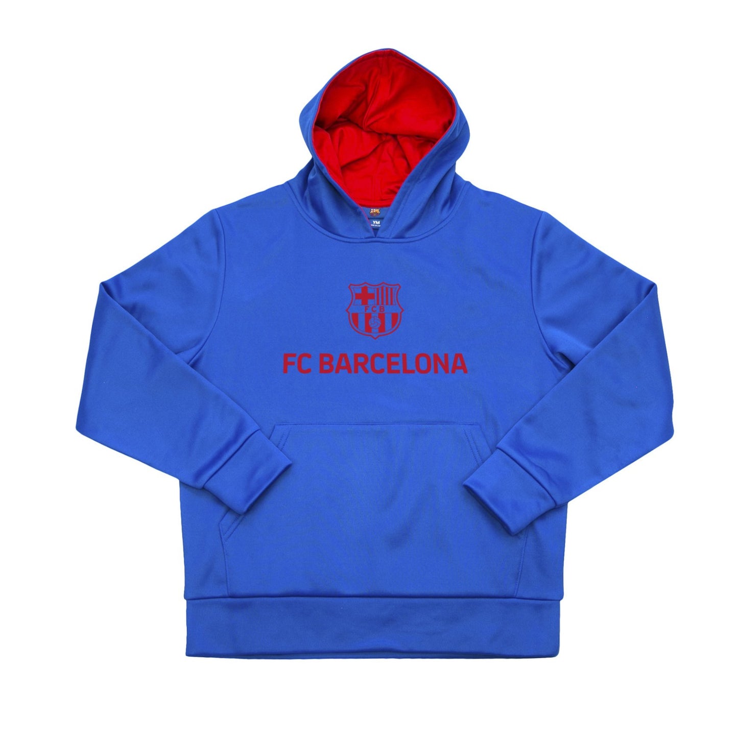 Icon Sport FC Barcelona Messi Youth Large Hyper Outline Pullover Hoodie - Blue