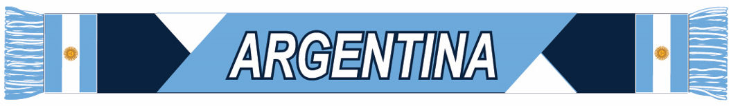 Bufanda reversible de fútbol de Argentina de Icon Sport