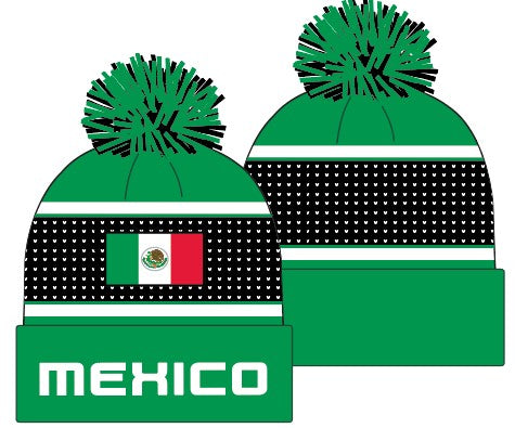 Gorro unisex adulto de la Copa Mundial de México de Icon Sport